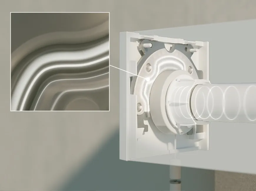 Coulisse com Text with image Silence 3